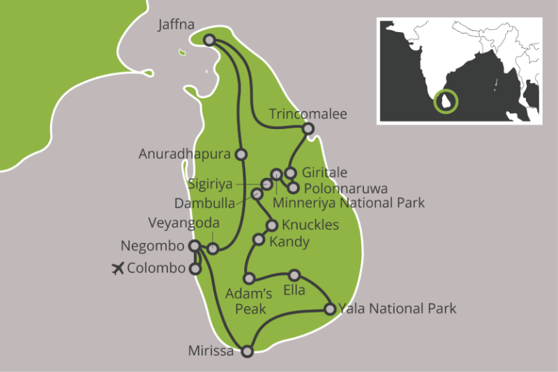 Rondreizen – Rondreis Authentiek Sri Lanka