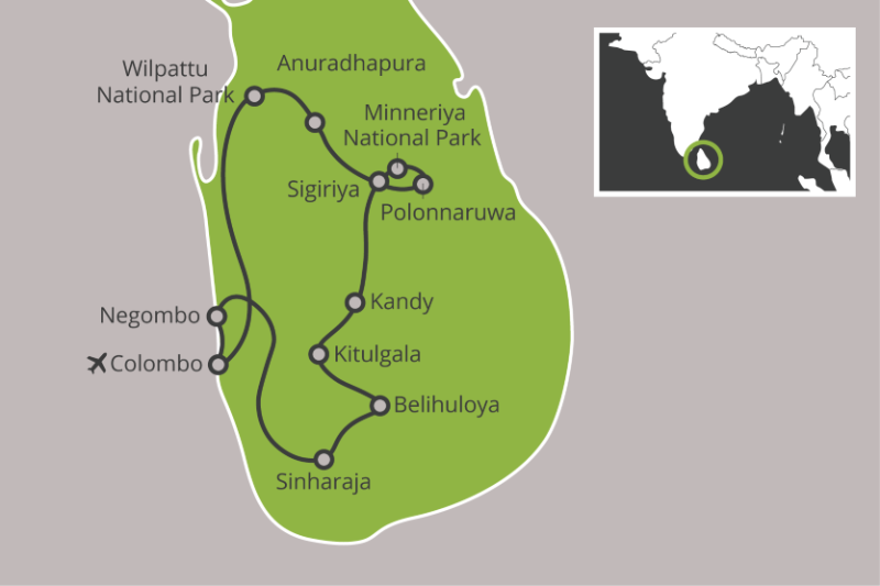 Rondreizen – Eco Lodge Rondreis Sri Lanka