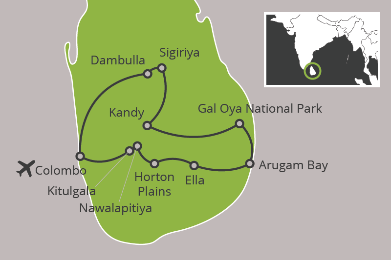 Rondreizen – Rondreis Actief Sri Lanka