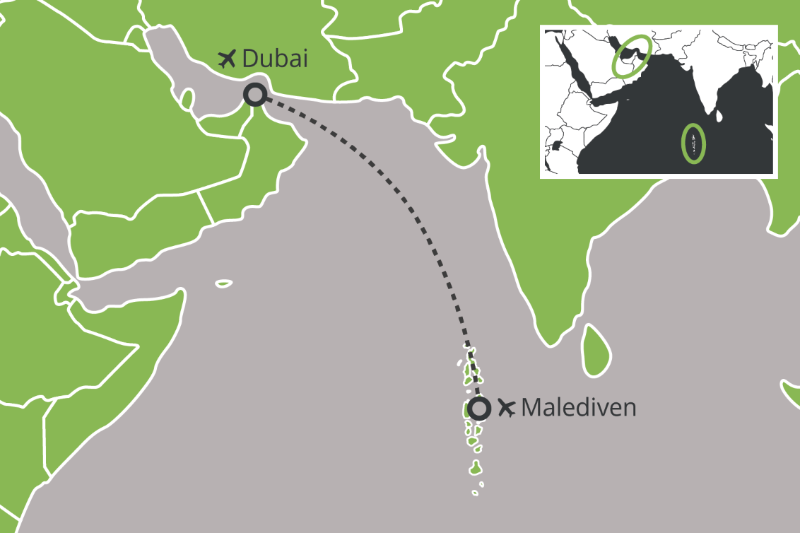 Rondreizen – Rondreis Dubai & Malediven