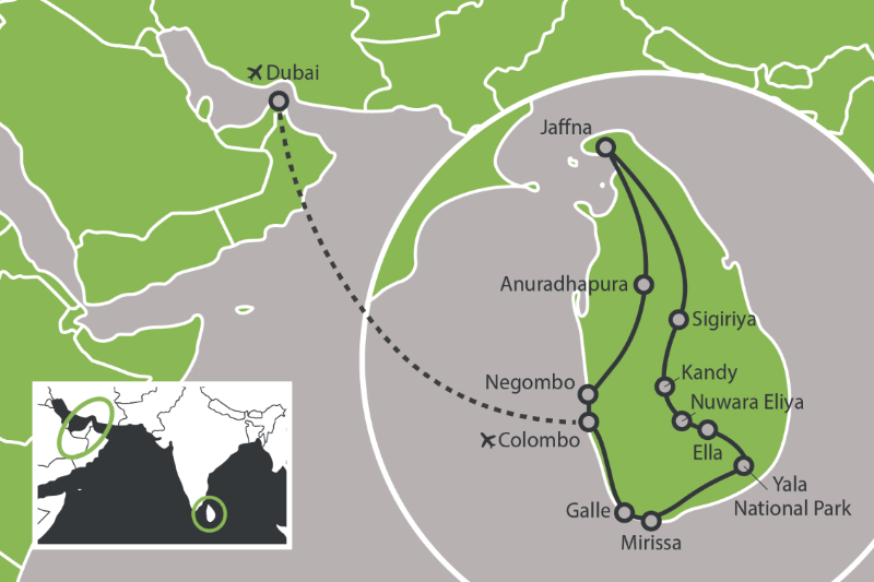 Rondreizen – Rondreis Dubai & Sri Lanka